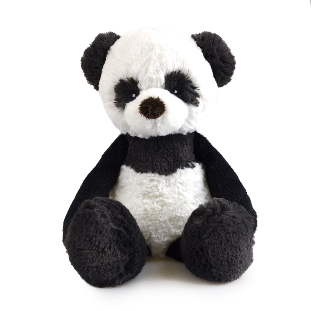 Frankie & Friends 28cm Patch Panda Soft Animal Plush Stuffed Toy Kids 3y+ Black