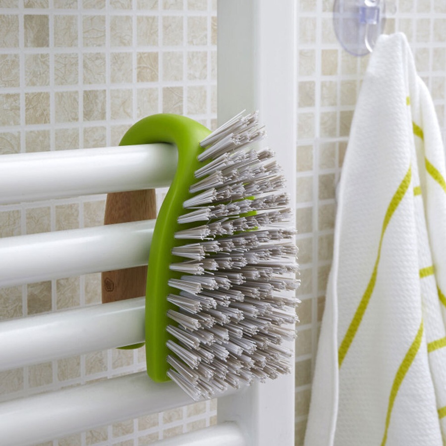 Full Circle Touch Stuff All Purpose Scrub Brush Kitchen/Toilet Cleaner w/Handle