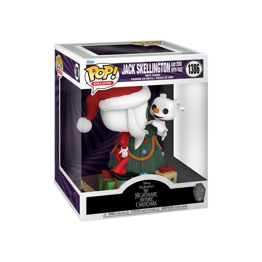 Nightmare Before Christmas 30th Anniv Jack & Zero w/ Tree Pop! Deluxe Toy