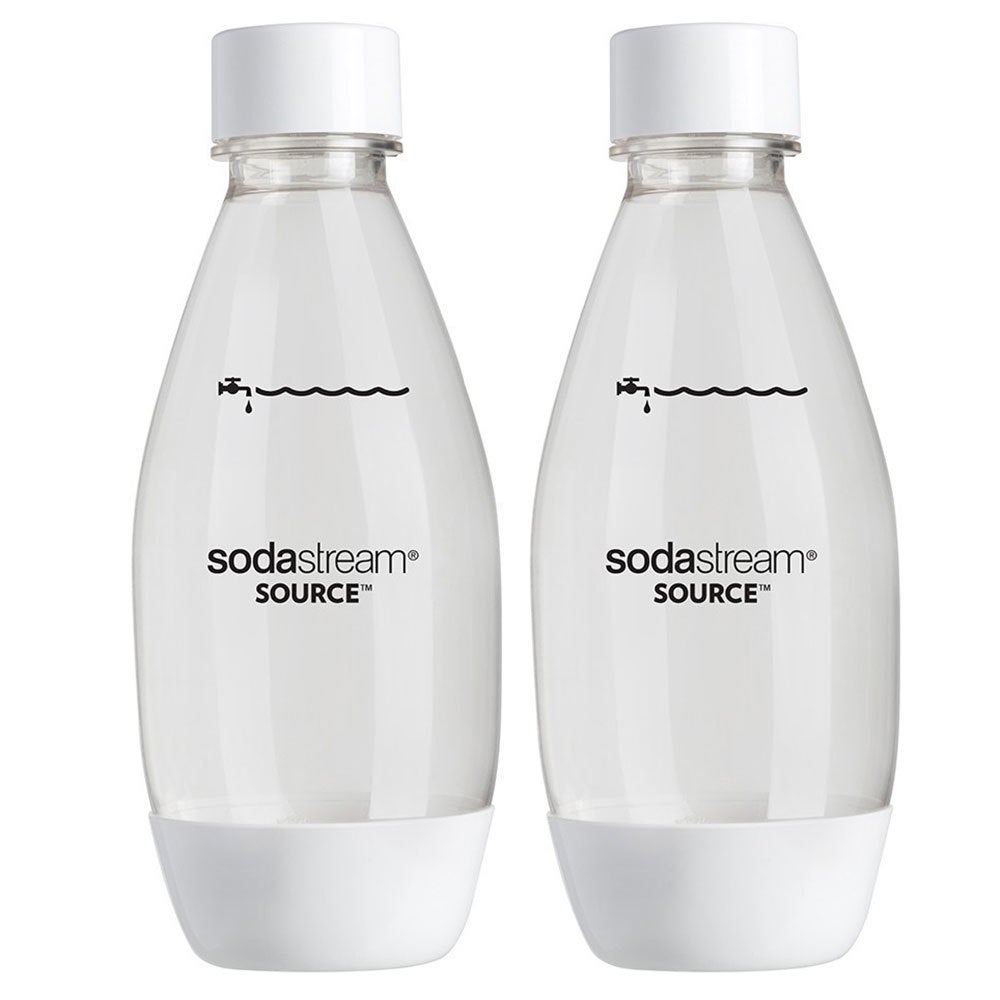 2x SodaStream Fuse Carbonating 500ml Spare Bottle for Sparkling/Drink Maker