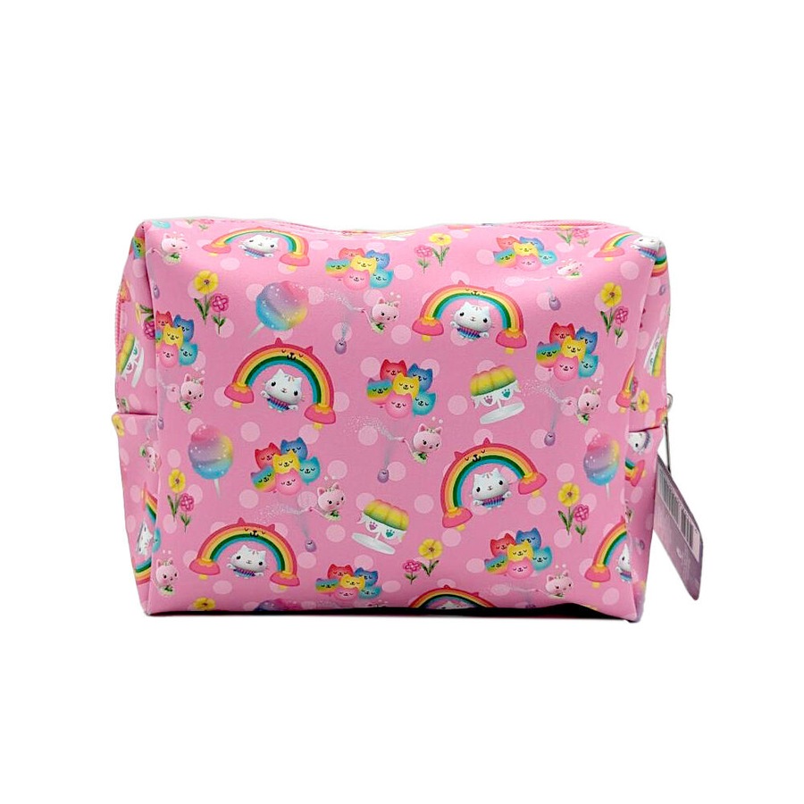 Gabbys Dollhouse Cosmetic Bag Kids/Children Makeup Brush/Lipstick Pouch Pink