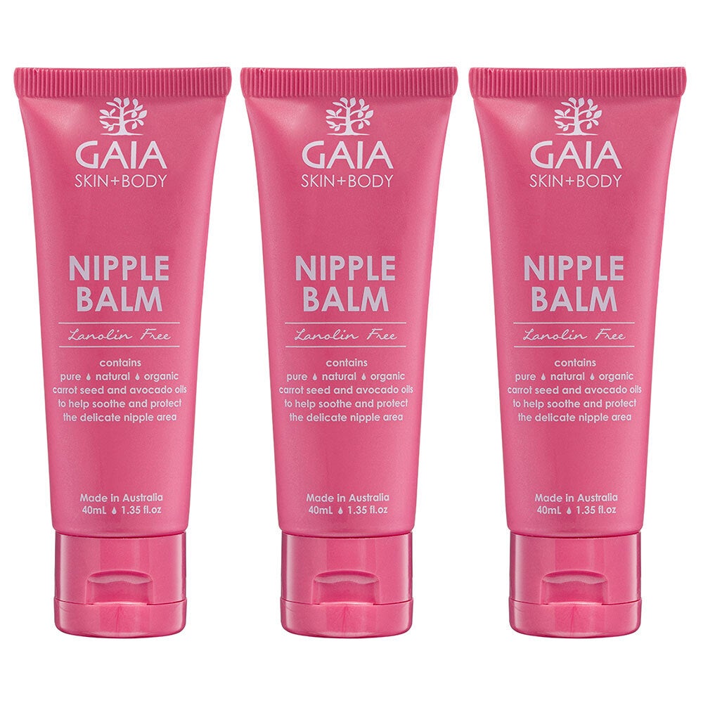 Gaia 120ml Natural/Organic Nipple Balm Mothers/Women Beeswax/No Animal Testing