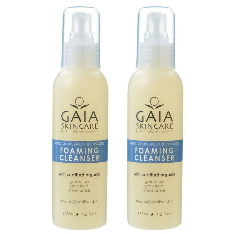 Gaia 250ml Natural/Organic Jasmine Foaming Cleanser Facial/Face/Vegan Friendly