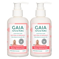 Gaia 500ml Pure/Natural/Organic Moisturiser Baby/Kids/Toddlers Vegan Friendly