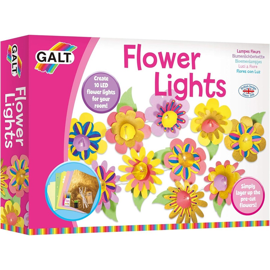 Galt Flower Lights Kids/Childrens Activity Kit Interactive Toy Playset 7y+