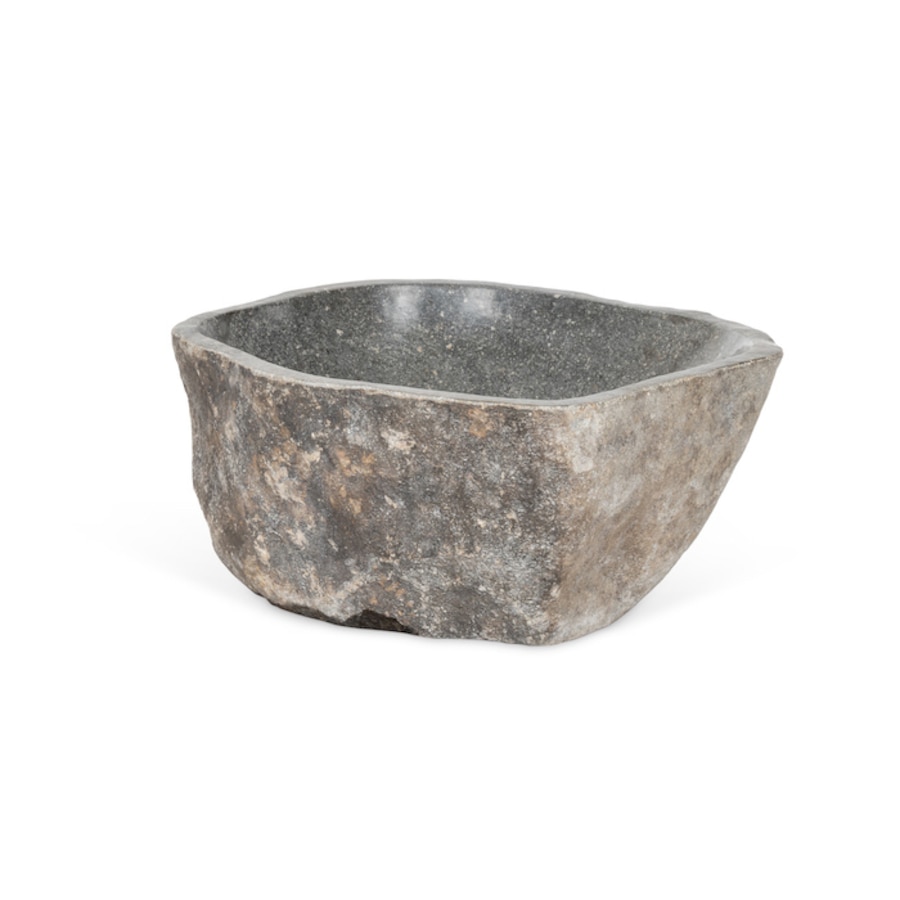 Garden 15-40cm Heavy Deep Bowl/Planter Outdoor/Yard Patio Decor Natural Stone