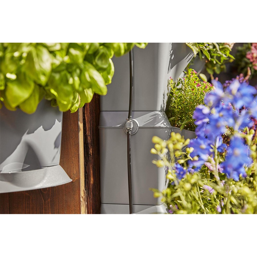 Gardena 13150-20 Basic Terrace/Balcony Vertical Planter Box Set Plants/Flowers