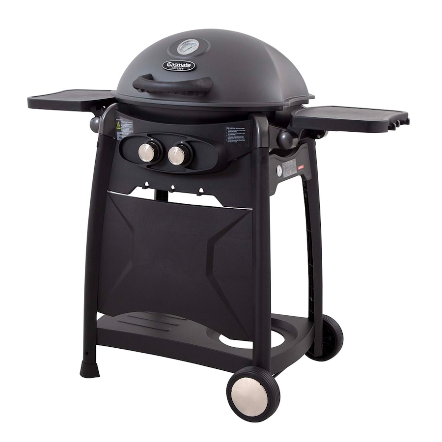Gasmate Odessy 2 Burner Gas Cooker Portable Outdoor Backyard Barbeque/BBQ Grey