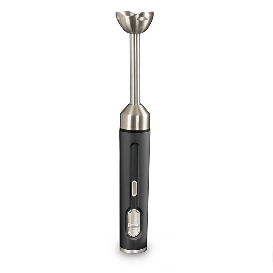 Geek Chef Rechargeable Cordless Electric 200W Stick Hand Blender/Whisk Mixer BLK