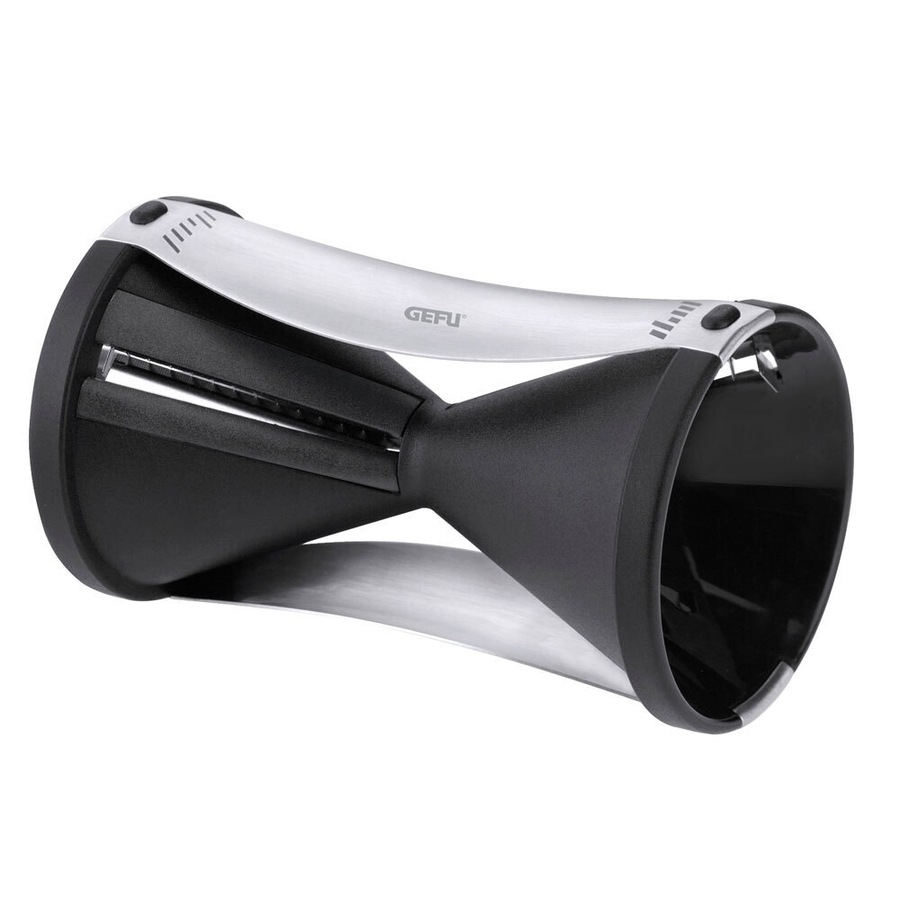 Gefu Spirelli Manual Kitchen Vegetable Pasta Spiral Slicer/Maker Veg Cutter BLK