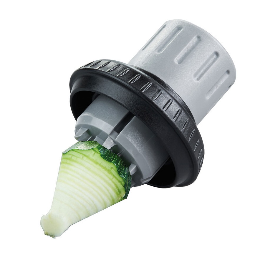 Gefu Spirelli Manual Kitchen Vegetable Pasta Spiral Slicer/Maker Veg Cutter BLK