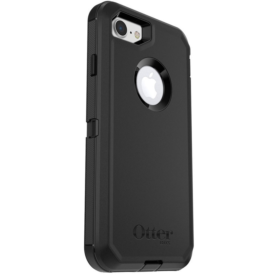 OtterBox Defender Tough Shockproof Case w/Screen Protector for iPhone 7/8 Black