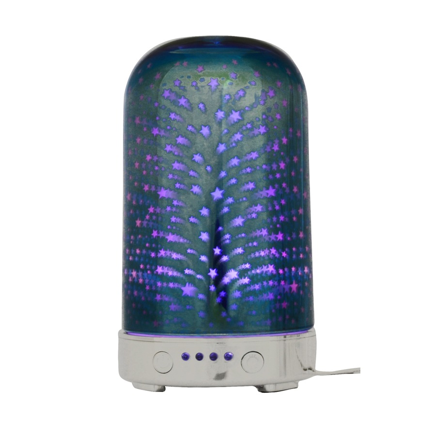 Gibson Gifts Aroma Dome Humidifier Aromatherapy Mist Diffuser 16cm Stars