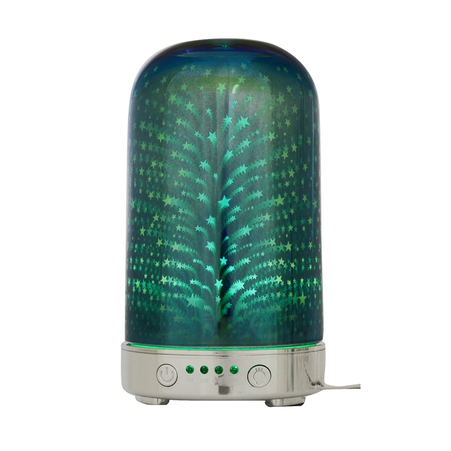 Gibson Gifts Aroma Dome Humidifier Aromatherapy Mist Diffuser 16cm Stars
