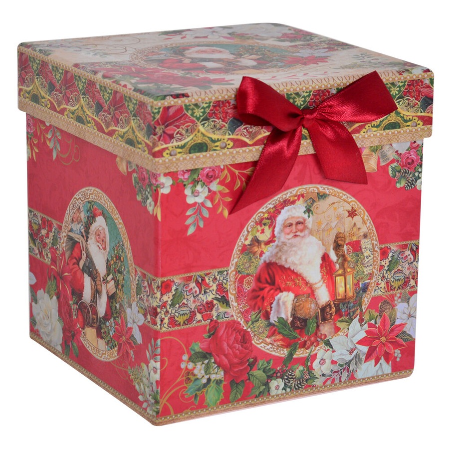 Gibson Gifts Vintage Santa Christmas Bone China Tea Set For One w/ Teapot & Cup