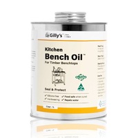 Gilly's 1L Food Safe Kitchen Bench Top/Cabinet Water Repel/Timber Protect Oil
