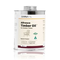 Gilly's 1L Outdoor Alfresco/Furniture/Window/Timber Frame Oil w/UV Protection
