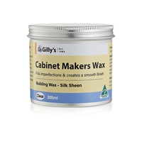 Gilly's 200ml Clear Cabinet Makers Building Wax Protective Silk Sheen For Wood
