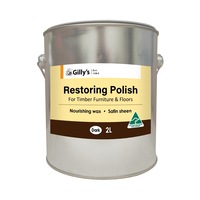Gilly's 2L Dark Restoring Polish/Nourishing Wax For Timber Furniture/Floors