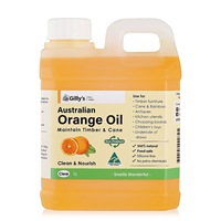Gilly's Australian 1L Orange Oil Natural Maintenance Polish For Timber & Cane