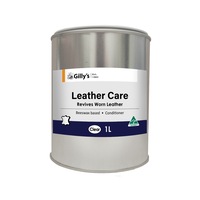 Gilly's Clear 1L Leather Care Nourish & Protect Conditioner Paste For Furniture