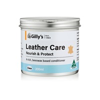 Gilly's Clear 200ml Leather Care Nourish & Protect Conditioner For Furniture