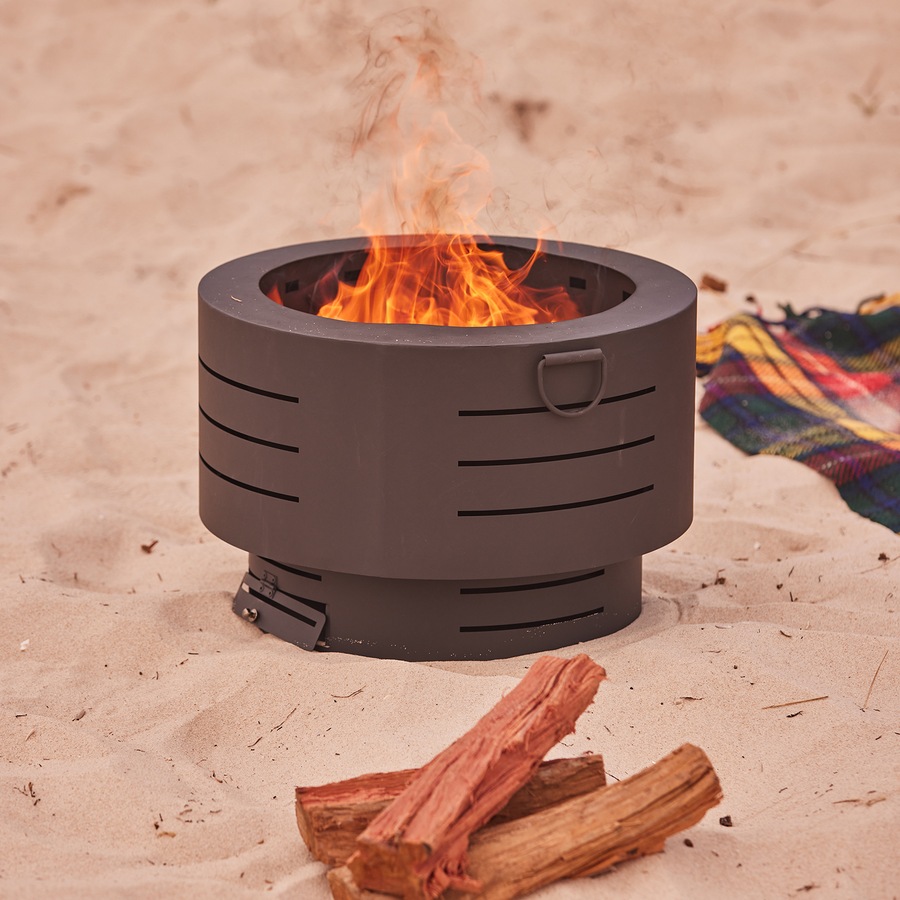 Glow Dante Low Smoke Outdoor Fireplace Garden Patio Fire Pit Home Decor