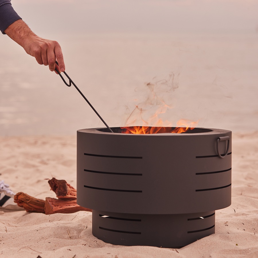 Glow Dante Low Smoke Outdoor Fireplace Garden Patio Fire Pit Home Decor