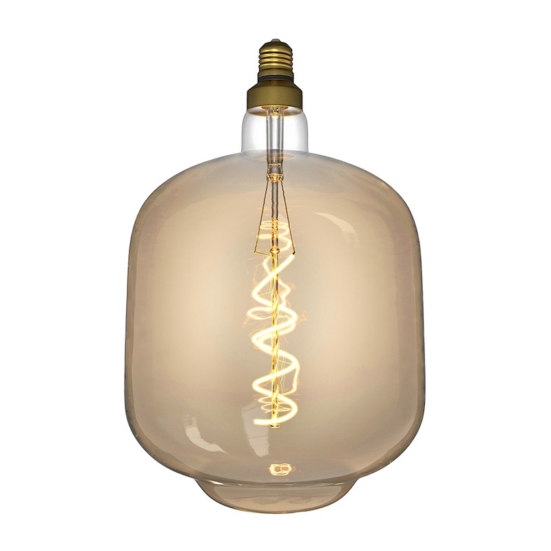 Buy Glowbe Big Al LED Soft Filament Dimmable Light Globe Gold 5W/E27