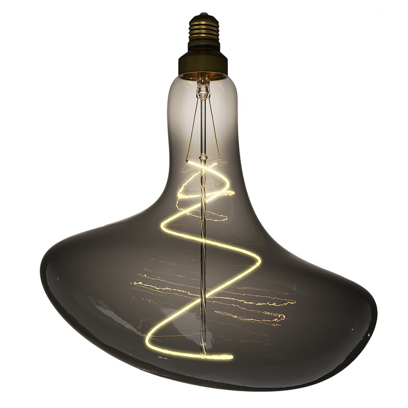 Buy Glowbe Da Vinci Did It LED Soft Filament Light Globe Smoke 5W/E27 ...
