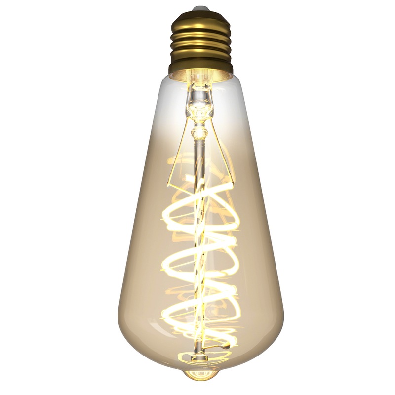 Buy Glowbe Yoko Glono LED Soft Filament Dimmable Light Globe Gold 5W ...