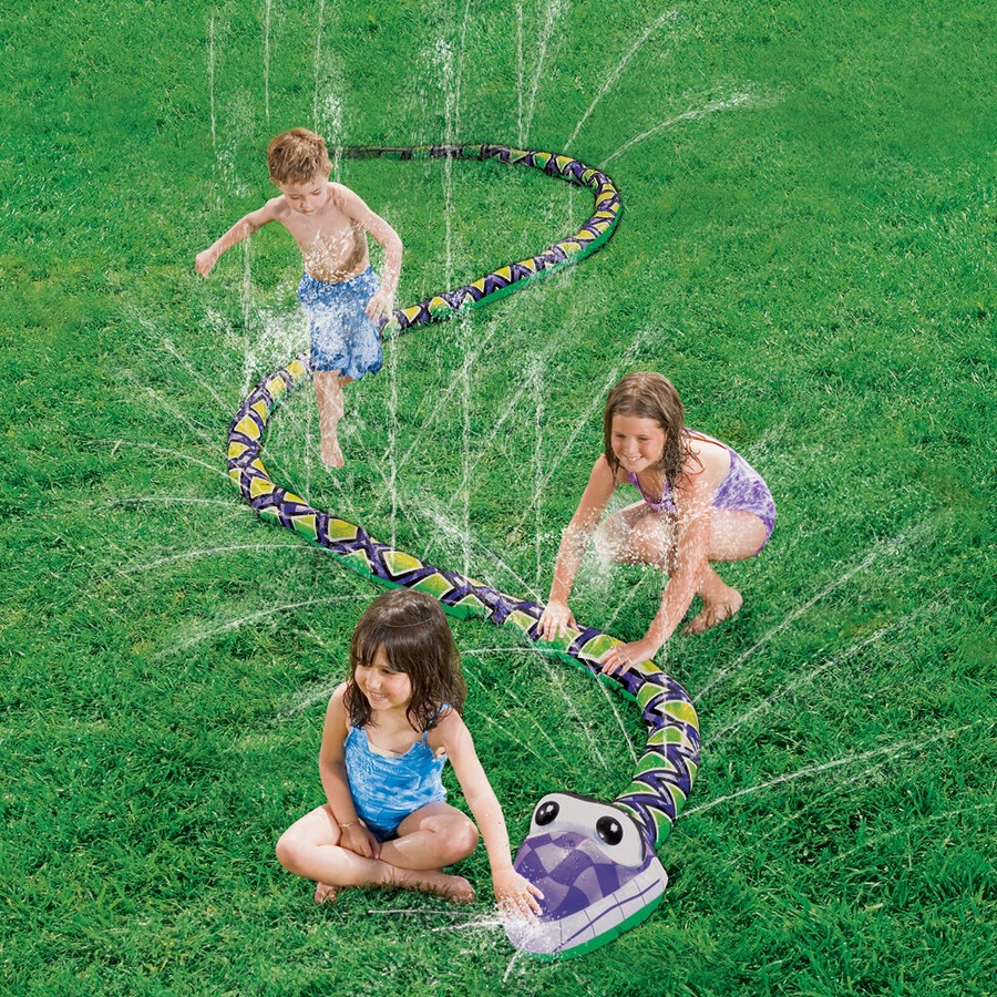 Buy Go Play! Water Wiggles Inflatable Snake Spraying Action Toy Kids ...