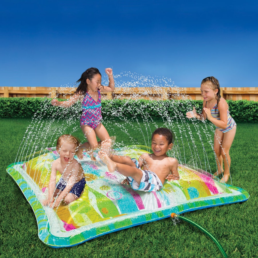 Go Play! Wiggle ‘N Wobble Wave Pad Inflatable Water-Filled Sprinkler 3Y+