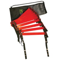 GoFit 45cm Agility Ladder w/ Bag Sports/Football/Soccer Training Equipment Red