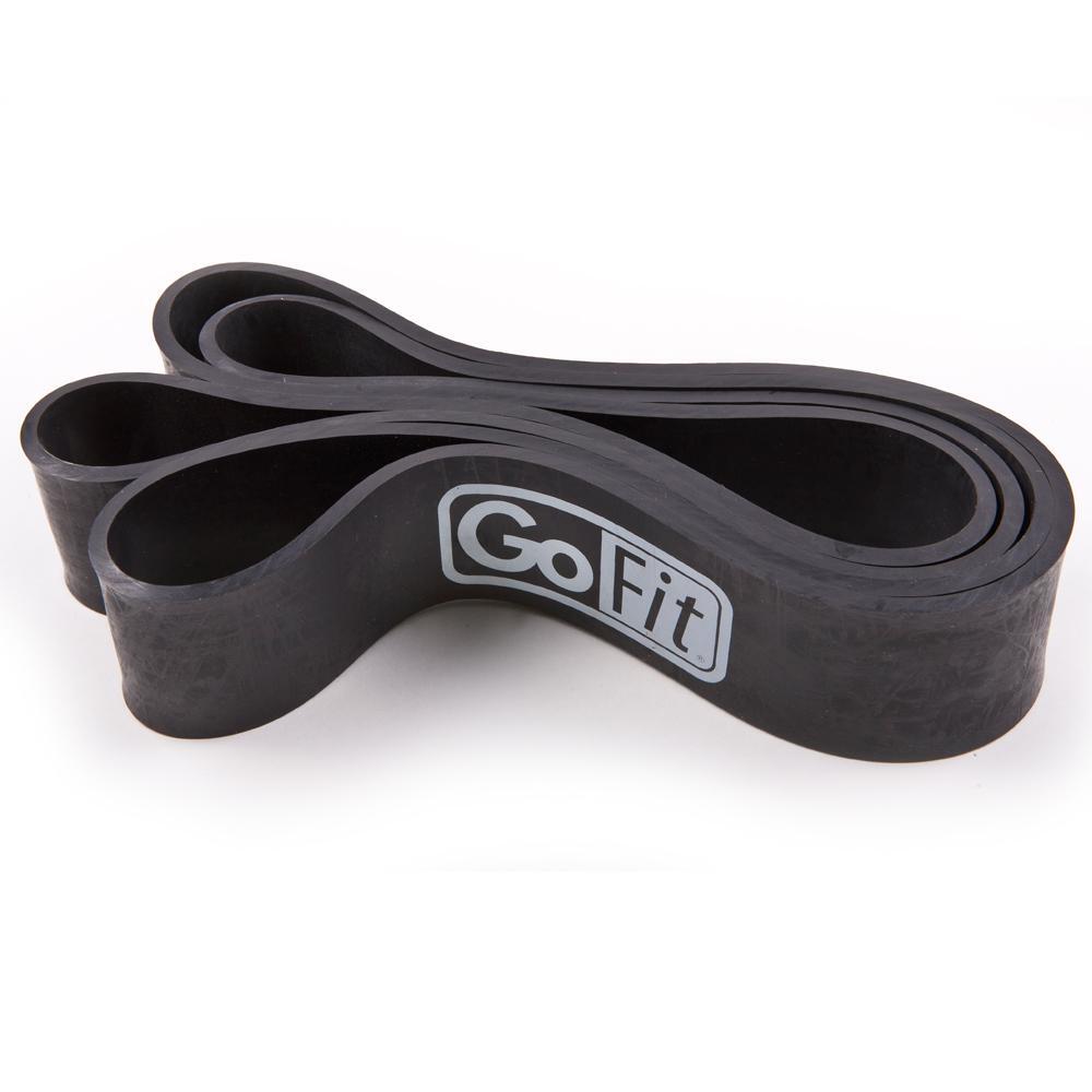 GoFit Hdr 203cm 60-150lbs/27-68kg Workout/Training Exercise Resistance Band BLK