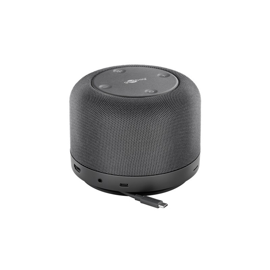 Goobay 12-in-1 USB-C Premium Wireless Charger/Speaker Audio Port Card Reader