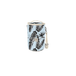 Good Vibes Barrel Cooler Bag Sorrento Palm Print Camping Outdoors 34x20cm