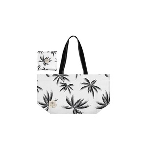 Good Vibes Everyday Durable Eco Folding Tote Bag Havana Print 34x38x20cm