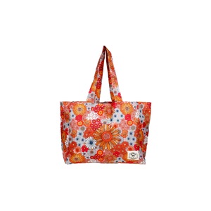 Good Vibes Everyday Durable Eco Folding Tote Bag Retro Summer Print 34x38x20cm