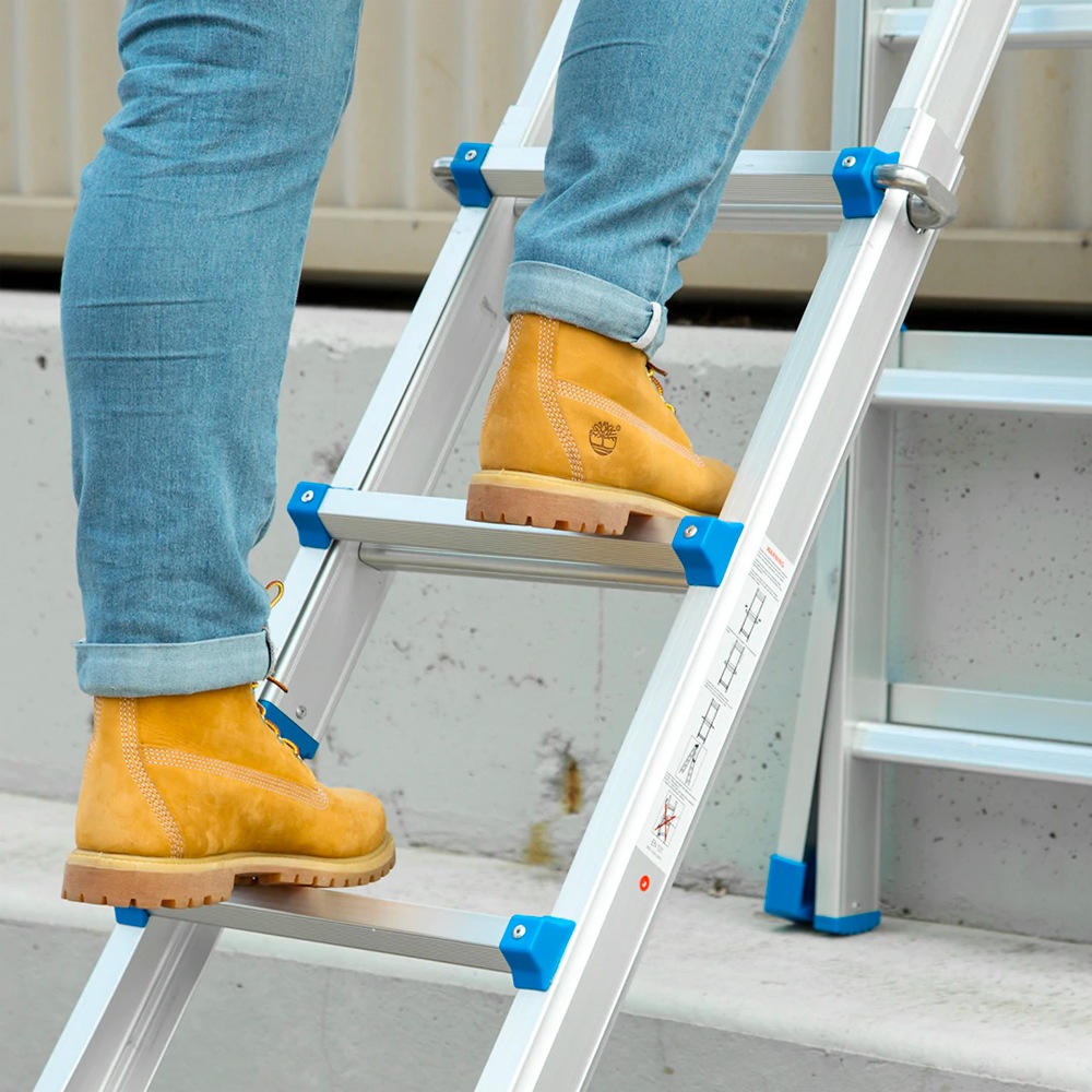 Buy Greenlund Multi Folding Outdoor DIY Home Improvement 4m Ladder w Platform MyDeal