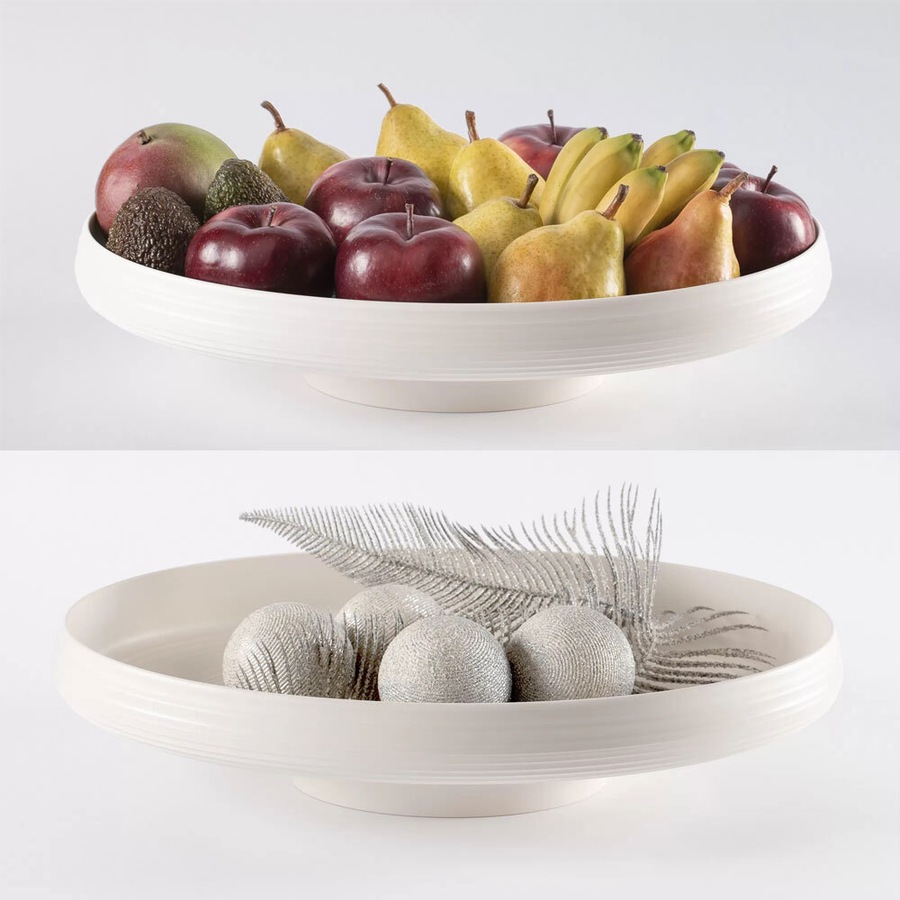 Guzzini 43x30cm Round Fruit/Vegetable Bowl Centrepiece Tableware Home Decor