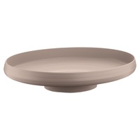Guzzini Earth Tierra 44cm Centerpiece Fruit/Bread Bowl Plastic Plate/Tray Taupe
