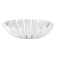 Guzzini Grace 25.1cm Plastic Serving Food Basket Bread/Pastries Storage Clear