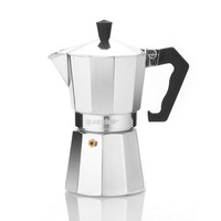 Guzzini Romeo 180ml Moka Coffee Maker Aluminium Stovetop Espresso Percolator