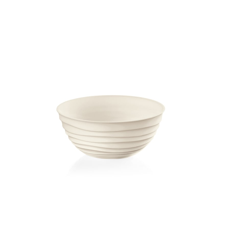 Guzzini Tierra Plastic 12.2cm/348ml Round Soup/Rice Bowl Container Small White