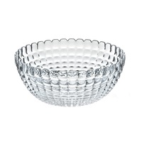 Guzzini Tiffany Plastic 25cm/3L Food/Salad Soup Bowl Meal Container Large Clear