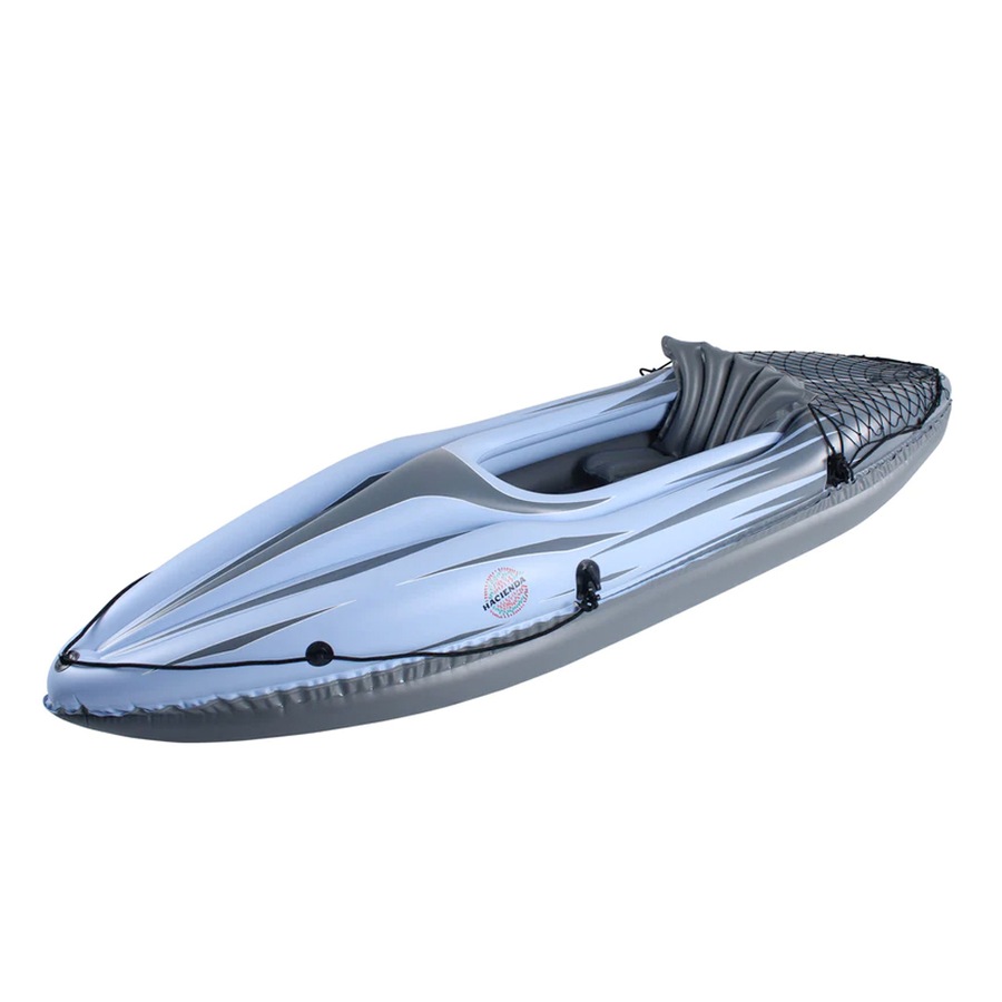 Inflatable Kayak 274cm Single Seat Hacienda Blow Up Kayak w/ Oar & Pump
