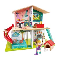Hape Musical Rock & Slide Dollhouse w/ Sound Kids/Children Interactive Toy 3y+