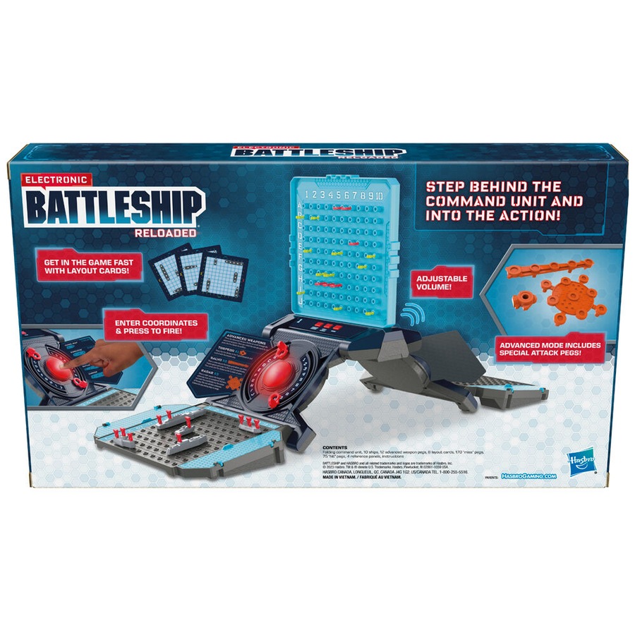 Hasbro Battleship Electronic Strategic 2 Player Board Game 8+