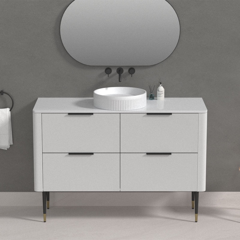 Buy Haven Home Portsea Wall Hung Bathroom Vanity 1200mm White w ...